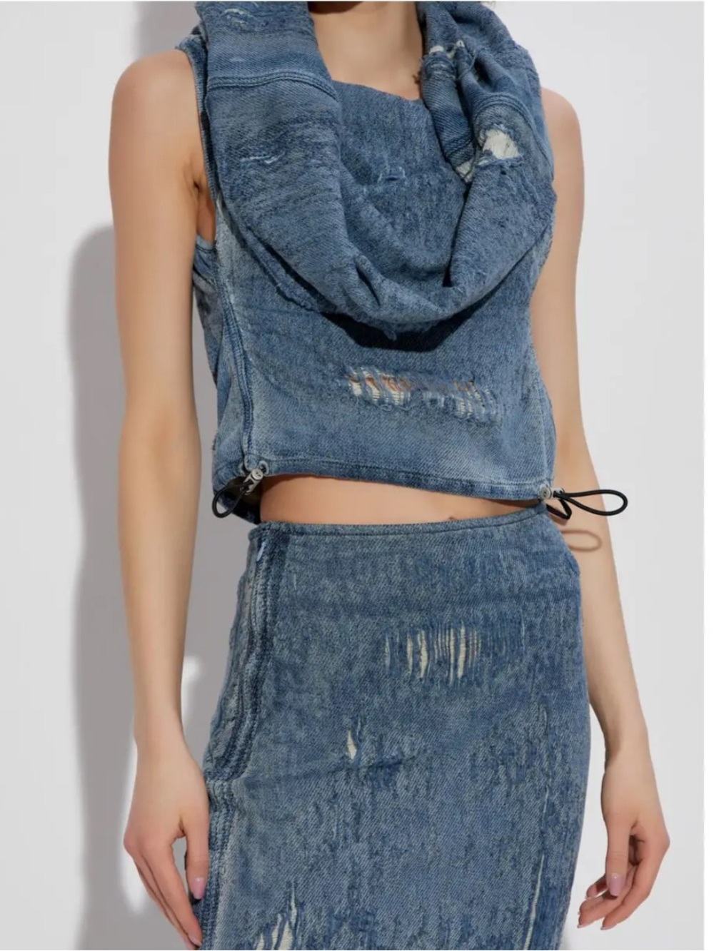 NWT Diesel Distressed Washed De Vania FSG Tank Top XXS